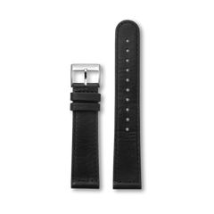 Black Sewn Classic - Silver 20MM