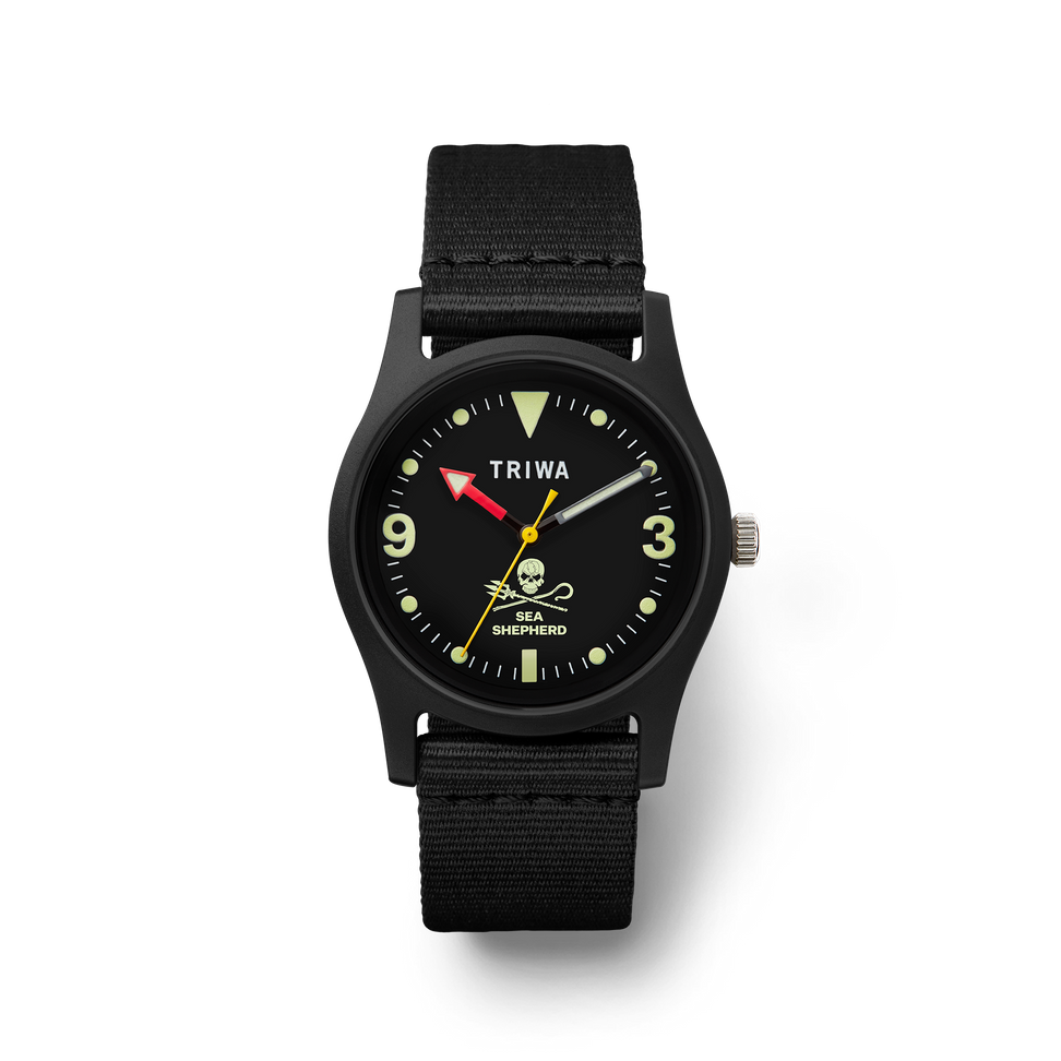 The Sea Shepherd Watch Black Triwa x Sea Shepherd