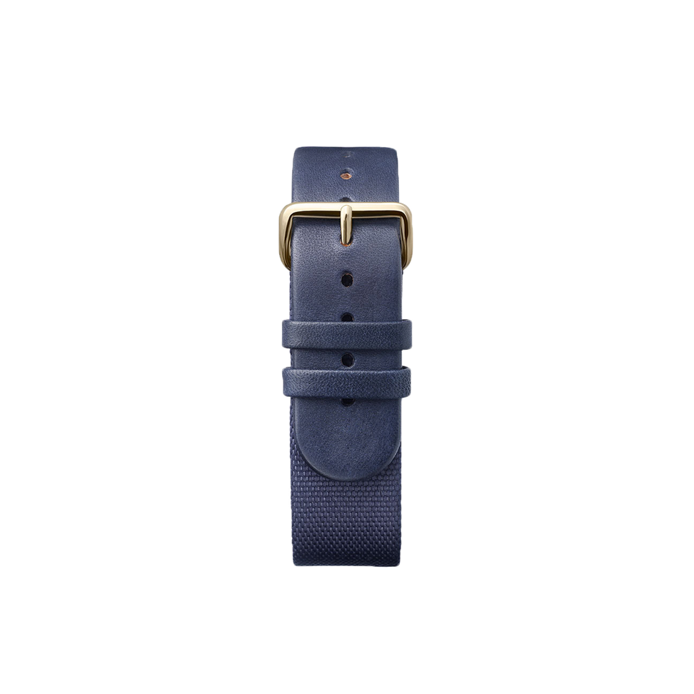 Navy Mono - Gold 20MM