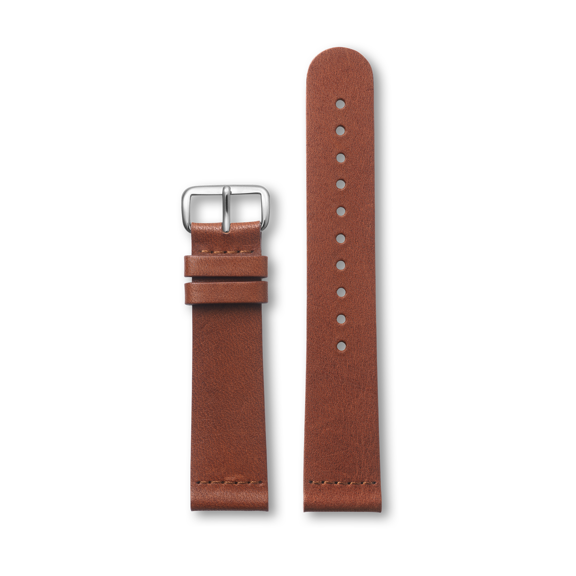 Brown Classic - Silver 20MM