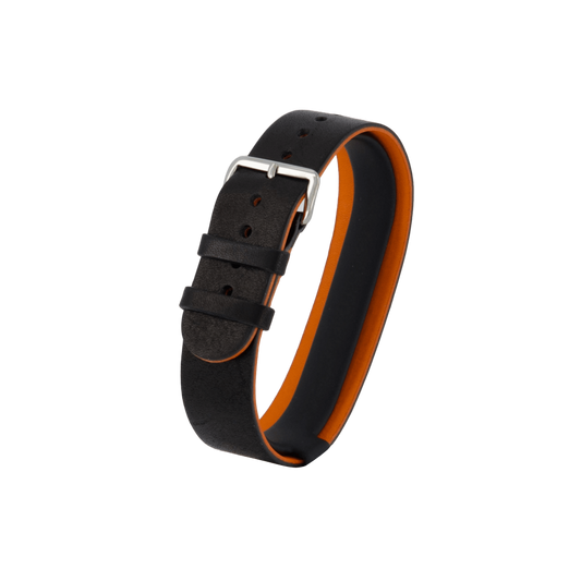 Black/Orange Mono - Silver 20 MM