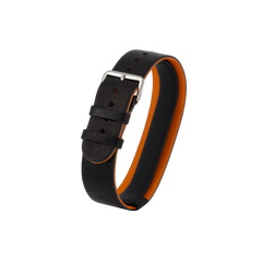 Black/Orange Mono - Silver 20 MM