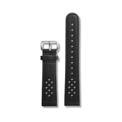 Svart Racing Klassisk - Silver 20MM