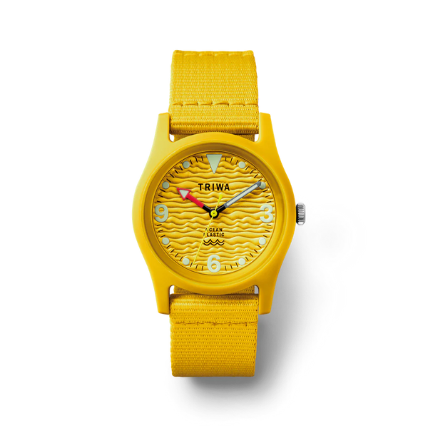 Consider It Solar Recycled Ocean Plastic Woven Strap Watch