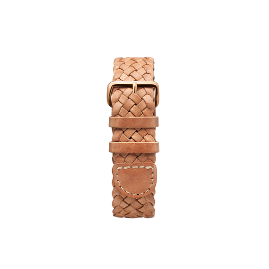 Tan Braided - Rose 20MM