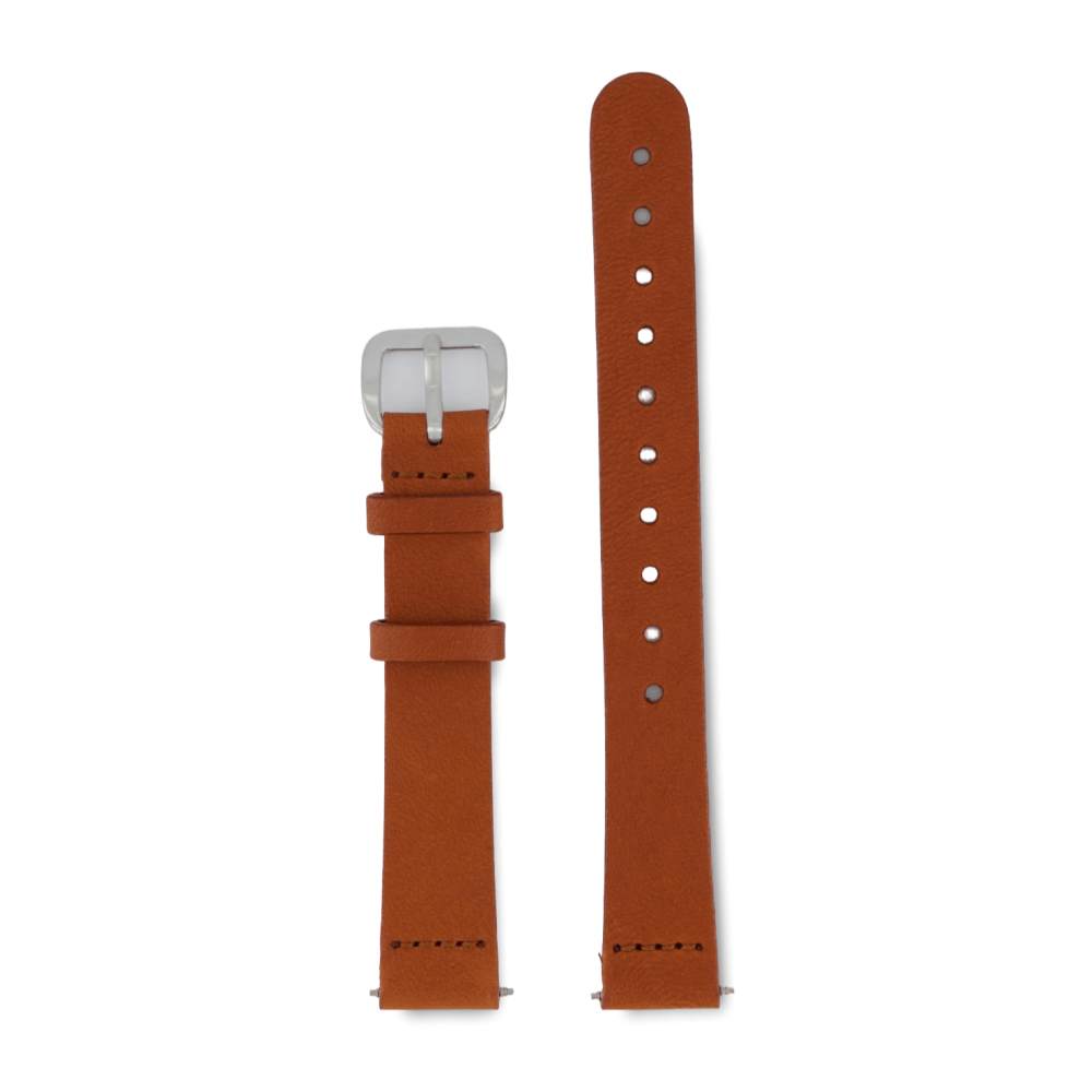 Brown Classic Slim - Silver 18MM