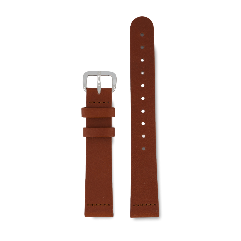 Brown Classic Super Slim - Silver 16MM