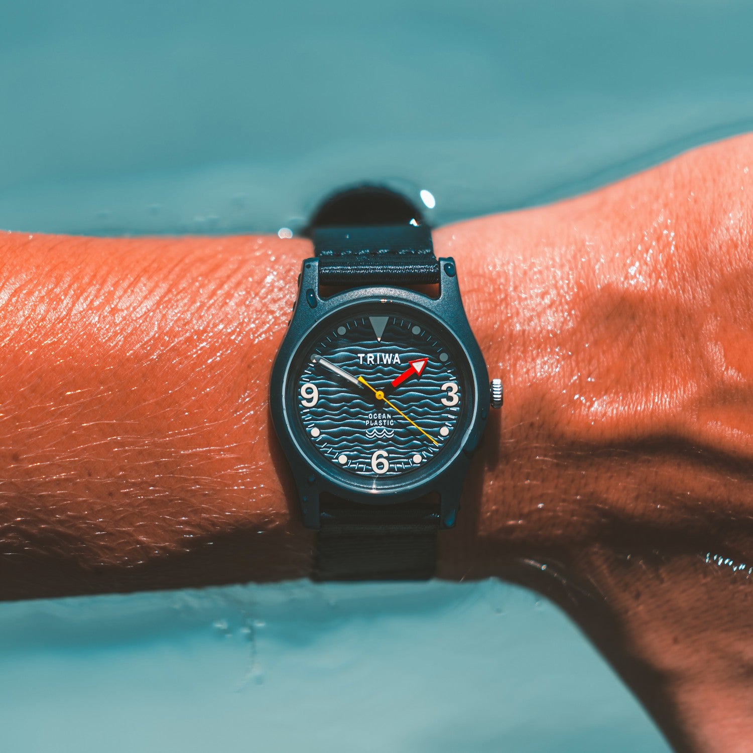 Ocean Ally Deep Blue Ocean plastic watch Triwa - Main Image