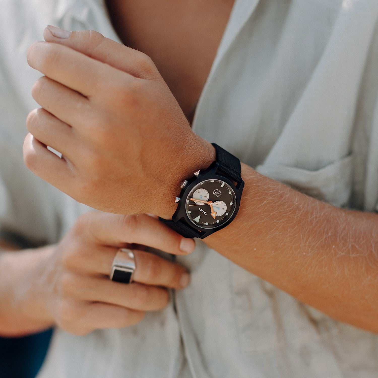 Ocean Plastic Timer Black